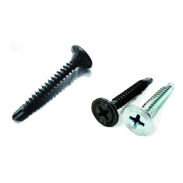 Self drilling screw flat head